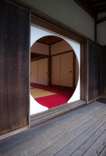 北鎌倉　明月院の丸窓