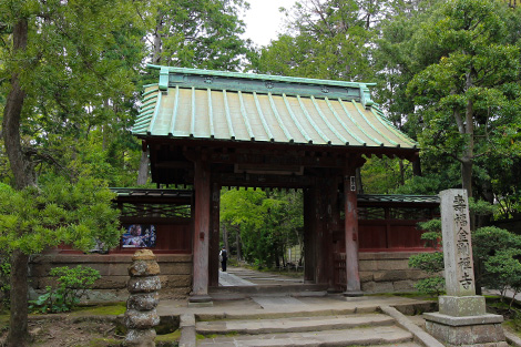 鎌倉　寿福寺の総門