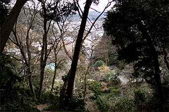 鎌倉　光則寺、大橋太郎通貞土籠からの眺望