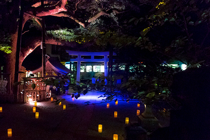 「長谷の灯かり」御霊神社