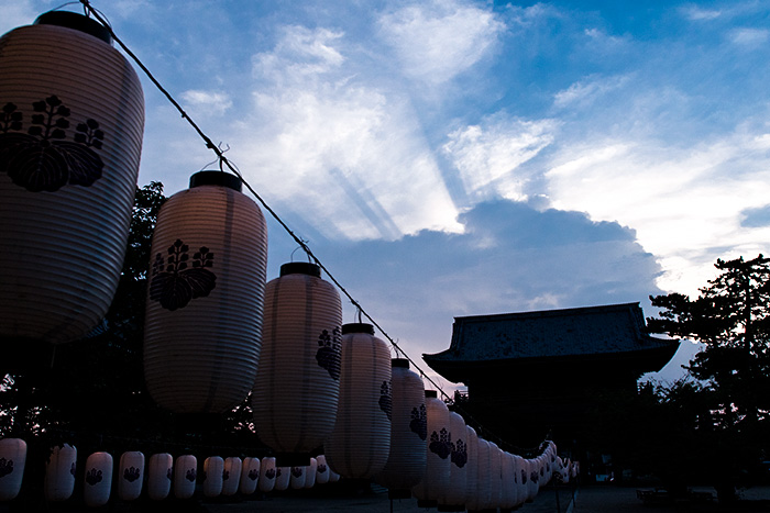 鎌倉　光明寺の献灯会
