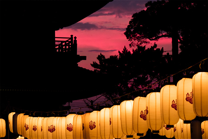鎌倉　光明寺の献灯会